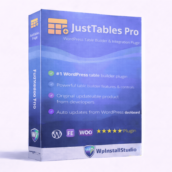 JustTables Pro - (WooCommerce Product Table)