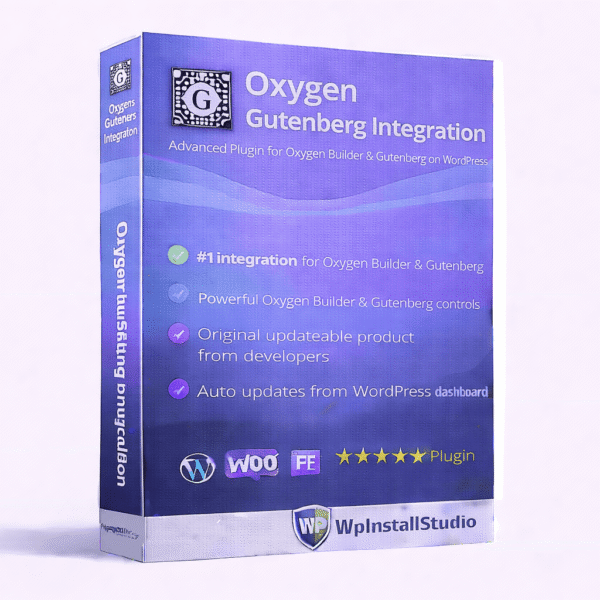Oxygen Gutenberg Integration