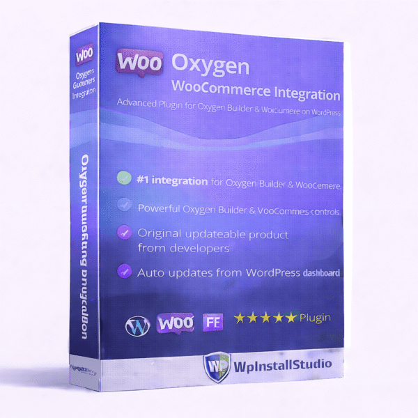 Oxygen WooCommerce Integration